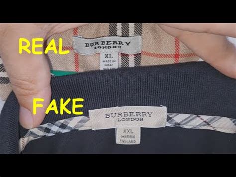 burberry shirt original vs fake|genuine burberry label.